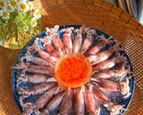 Hình bước làm 3 của món Mực Luộc (Hấp) Mắm Gừng