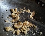 A picture of step 1 of Three colour semolina sandesh.