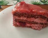Epres-meggyes torta desszert recept fázis 7 fotója