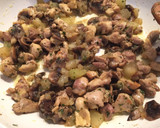 Foto del paso 3 de la receta: Espaguetis con verduras, pollo y queso