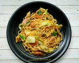 Foto langkah ke 5 dari resep Mie goreng Tek Tek.