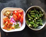 চিলি দই ভেন্ডি(Chilli doi bhindi recipe in bengali) রেসিপি ধাপ - 1 ছবি