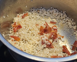 Foto del paso 2 de la receta: Arroz o risotto con jamón