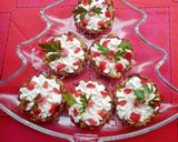 Pas rețetă Tarte din dovlecei, umplute cu crema din brânză frământată 5 fotografie
