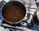 A picture of step 15 of Vegetable Rice Served With Beef Stew.
