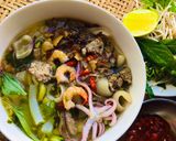 Hình bước làm 1 của món Nui nấu thập Cẩm