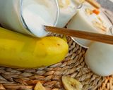 Foto del paso 2 de la receta: Yogurt casero de plátano 🍌 y coco 🥥 (Panificadora Lidl)