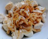 รูปขั้นตอนการทำที่ 10 ของ สลัดสันในไก่คีโต
