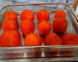 Hình bước làm 1 của món Hồng sấy dẻo