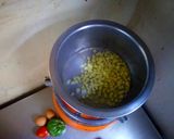 A picture of step 1 of Spanish Omelette #staplefoodrecipecontest.