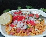 A picture of step 4 of Bhel Puri Chaat.