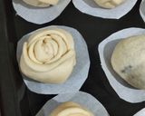 Foto langkah ke 7 dari resep Bakpao Mawar Isi Ayam Kecap (No Mixer).