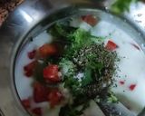 A picture of step 2 of Cucumber Tomato Raita.