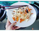 รูปขั้นตอนการทำที่ 3 ของ ผัดหมี่ซั่ว,,,🍄🥕🍝🥕🍄