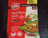 A picture of step 4 of Vangi Bath (Brinjal fried rice).