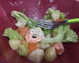 Foto langkah ke 11 dari resep Salad Udang 🍤🍅🍀.