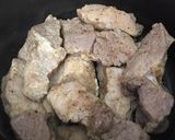 A picture of step 5 of BBQ country style ribs in the Ninja foodie.