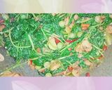 Foto langkah ke 4 dari resep Tauco Daun Ubi Jalar.