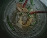 A picture of step 2 of Dal dhokli.