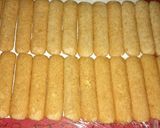 Foto del paso 1 de la receta: Arrollado de Vainillas, relleno de postre de vainilla y frutilla