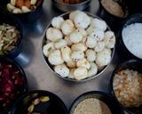 A picture of step 1 of Dryfruits laddoo.