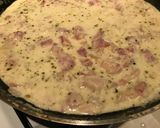 Sajtos, tejszínes csirkemell, bacon csíkokkal recept fázis 4 fotója