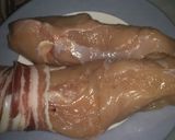 Foto del paso 4 de la receta: Pechuga de pollo abrigada rellena de queso de cabra