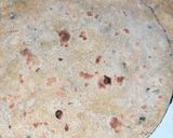 A picture of step 4 of Makki ki roti.