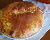 Foto del passaggio 5 della ricetta Casatiello vegetariano di ricotta e piselli