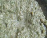 A picture of step 2 of Green Handi chicken.
