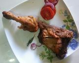A picture of step 3 of Baked Rosemary chicken # author Marathon contest.