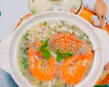 Hình bước làm 3 của món Súp ghẹ tôm tóc tiên