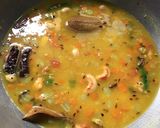 A picture of step 5 of Shahi Moong Dal.