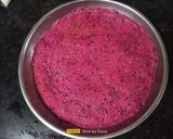 A picture of step 5 of Red Dragon Fruit Coconut Burfi.