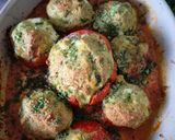 Une image de l'étape 4 de 🍅 Tomates farcies poulet, mozzarella & pesto.