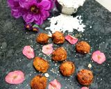 A picture of step 7 of Poha balls.