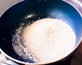 A picture of step 2 of Wheat rava kesari.