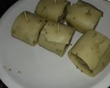 A picture of step 3 of Strips Roll samosa            iftar special.
