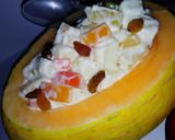 A picture of step 6 of Rich apple salad.