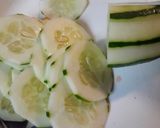 A picture of step 1 of Lazy Sunday Afternoon Gyro Salad.
