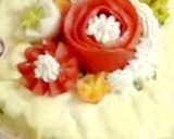 صورة لخطوة 5 من وصفة كيكة او سلاطة الأرز و الخضار🥗🎂