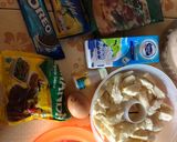 Foto langkah ke 1 dari resep Puding Roti Tawar Oreo.