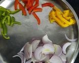 A picture of step 1 of Vegetable Sewaiyan.