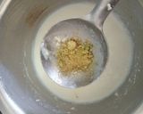 A picture of step 3 of Boondi kheer.