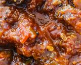 A picture of step 8 of Fig Chutney.
