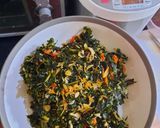 Foto langkah ke 7 dari resep Tumis daun pepaya teri pedas (tidak pahit).