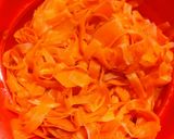 Foto langkah ke 1 dari resep Ribbon Salad Wortel.