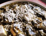 A picture of step 17 of Dhaba Style Palak Paneer.