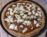 Foto del paso 4 de la receta: Pizza con harina integral de trigo con legumbres (lentejas, garbanzos, porotos y arvejas)