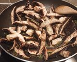 A picture of step 3 of Mixed Herb Mushrooms.